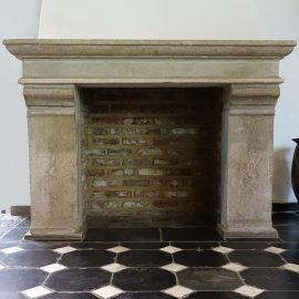 Neuer Kamin Sandstein Classic