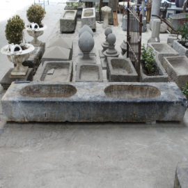 Blaustein Doppelbecken