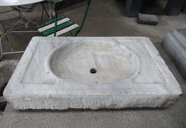 Antikes Marmor Waschbecken