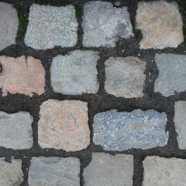 Natursteinpflaster Bauernbunt